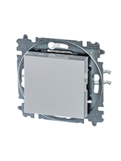 ABB Levit Серый / белый Выключатель 1-кл. | 3559H-A01445 16W | 2CHH590145A6016 | ABB