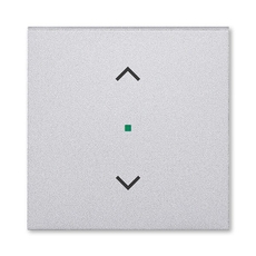 ABB Levit Серебро Клавиша 1-ая с символом жалюзи free@home | 6220H-A01002 70 | 2CHH621002A4070 | ABB