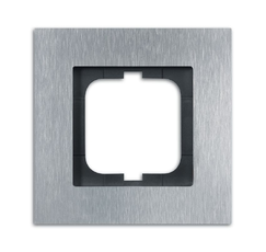 Рамка 1-постовая, серия carat, сталь | 1754-0-4254 | 2CKA001754A4254 | ABB