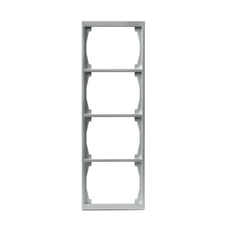 Рамка 4-постовая, 100мм серия Impressivo, алюминий | 1724F100-83 | 2TKA000404G1 | ABB
