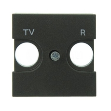 ABB Zenit Антрацит Накладка для TV-R розетки, (2 мод) | N2250.8 AN | 2CLA225080N1801 | ABB