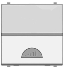 ABB Zenit Серебряный Светорегулятор нажимной 60-500W универсальный, (2 мод) | N2260.1 PL | 2CLA226010N1301 | ABB