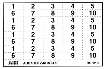 Маркер к. 121-160 BS121-160 | GHS2001946R0008 | ABB