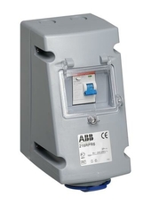 Розетка с УЗО 232RPR6, 32А, 2Р+Е, IP44, 6ч | 2CMA168283R1000 | ABB