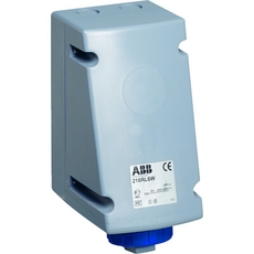 Розетка для монтажа на поверхность с подключением шлейфа 232RL4W, 32A, 2P+E, IP67, 4ч | 2CMA168480R1000 | ABB