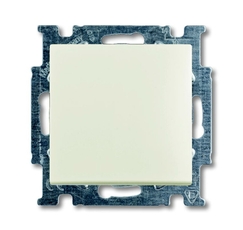 ABB Basic 55 Шале (белый) Выключатель 1-клавишный | 1012-0-2184 | 2CKA001012A2184 | ABB