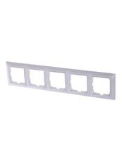 ABB Basic 55 Альп. белый Рамка 5-ая | 1725-0-1483 | 2CKA001725A1483 | ABB