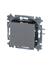 ABB Levit Сталь / дымчатый чёрный Переключатель 1-кл. | 3559H-A06445 69W | 2CHH590645A6069 | ABB