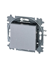 ABB Levit Серебро / дымчатый чёрный Переключатель 1-кл. | 3559H-A06445 70W | 2CHH590645A6070 | ABB