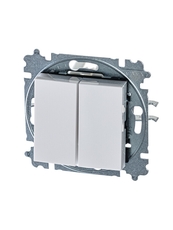 ABB Levit Белый / ледяной Выключатель 2-кл. | 3559H-A05445 01W | 2CHH590545A6001 | ABB