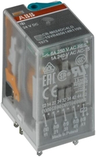 Реле CR-M024DC4LD 24B DC 4ПК (6A), СИД индикация | 1SVR405614R1100 | ABB