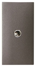 Механизм mini-jack 3.5мм разъёма, 1-модульный, серия Zenit, цвет антрацит | 2CLA215540N1801 | ABB