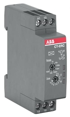 Реле времени CT-ERC.12 компактное (задержка при включ.) 24-48B DC, 24-240B AC (7 диапазонов времени 0,05с...100ч) 1ПК | 1SVR508100R0000 | ABB