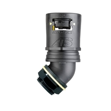 Фитинг AT48/PF150/45/BLY, 45°, полиамид 66/эластомер, черный/желтый, резьба PF150, d48, 10 шт. в пачке | 7TCA296170R0706 | ABB