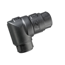 Разъем AMP CI, нейлон 6, черный, d12мм, угол 90, 2 вывода, CI12-90-AS2 | 7TCA298010R0246 | ABB