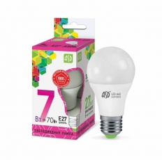 Лампа светодиодная LED-A60-standard 7Вт 230В Е27 6500К 630Лм | 4690612018997 | ASD