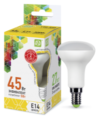 Лампа светодиодная LED-R50-standard 5Вт 230В Е14 3000К 450Лм | 4690612001531 | ASD