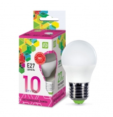 Лампа светодиодная LED-ШАР-standard 10Вт 230В Е27 6500К 900Лм | 4690612015491 | ASD