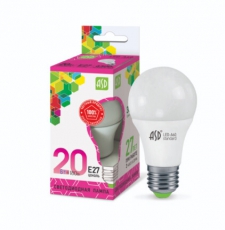 Лампа светодиодная LED-A60-standard 20Вт 230В Е27 6500К 1800Лм | 4690612014210 | ASD