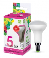 Лампа светодиодная LED-R50-standard 5Вт 230В Е14 6500К 450Лм | 4690612026701 | ASD