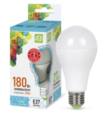 Лампа светодиодная LED-A60-standard 20Вт 230В Е27 4000К 1800Лм | 4690612004204 | ASD