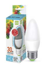 Лампа светодиодная LED-СВЕЧА-standard 3.5Вт 230В Е27 4000К 320Лм | 4690612003894 | ASD