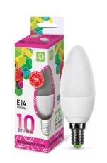 Лампа светодиодная LED-СВЕЧА-standard 10Вт 230В Е14 6500К 900Лм | 4690612015521 | ASD
