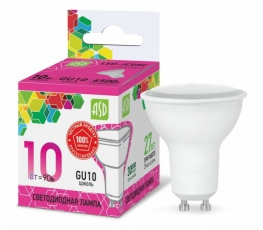 Лампа светодиодная LED-JCDRC-standard 10Вт 230В GU10 6500К 900Лм | 4690612019185 | ASD