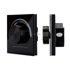 Панель Rotary SR-2836-RGB Black (3V,RGB,1зона) | 019572 | Arlight