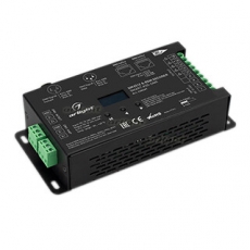 Декодер SMART-K55-DMX (12-24V, 5x6A, XLR3) (Arlight, Металл) | 028449 | Arlight