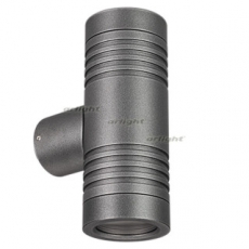 Светильник KT-RAY-WALL-TWIN-R46-2x3W Warm3000 (GR, 24 deg, 24V) (Arlight, IP65 Металл, 3 года) | 034137 | Arlight
