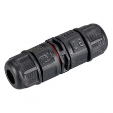 Коннектор прямой NEO-CON-I-2pin-BK (3-7mm, IP67) (Arlight, IP67 Пластик, 3 года) | 024936 | Arlight