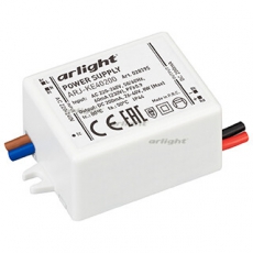 Блок питания ARJ-KE40200 (8W, 200mA, PFC) (Arlight, IP44 Пластик, 5 лет) | 028395 | Arlight
