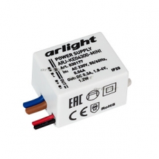 Блок питания ARJ-KE04300-MINI (1.2W, 300mA) (Arlight, IP20 Пластик, 5 лет) | 030177 | Arlight