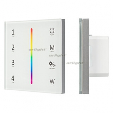 Панель Sens SMART-P45-RGBW White (230V, 4 зоны, 2.4G) | 028140 | Arlight