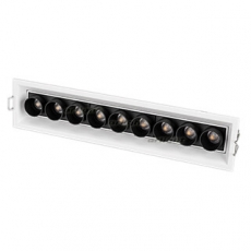 Светильник MS-ORIENT-BUILT-TURN-TC-S67x300-20W Warm3000 (WH-BK, 30 deg, 230V) (Arlight, IP20 Металл, 5 лет) | 031931 | Arlight