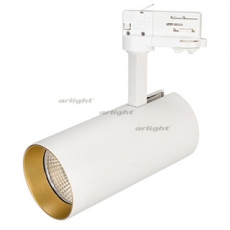 Светильник SP-POLO-TRACK-LEG-R85-15W White5000 (WH-GD, 40 deg) | 027463 | Arlight
