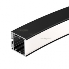 Профиль SL-ARC-3535-D1500-N90 BLACK (1180мм, дуга 1 из 4) | 026596 | Arlight