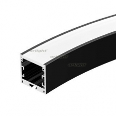 Профиль SL-ARC-3535-D800-A45 BLACK (320мм, дуга 1 из 8) | 027640 | Arlight