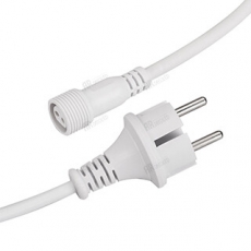 Шнур питания ARD-CLASSIC-ICEFALL-1.5M White (230V) | 026106 | Arlight