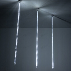 Светодиодная гирлянда ARD-ICEFALL-CLASSIC-D23-1000-CLEAR-96LED-LIVE WHITE (230V, 1.5W) | 026103 | Arlight