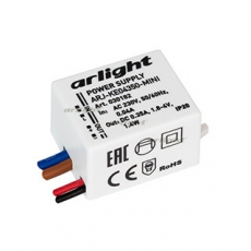 Блок питания ARJ-KE04350-MINI (1.4W, 350mA) (Arlight, IP20 Пластик, 5 лет) | 030182 | Arlight