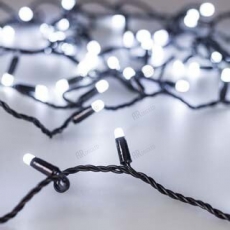 Светодиодная гирлянда ARD-STRING-CLASSIC-1000-BLACK-100LED-MILK-PULSE White (230V, 7W) (Ardecoled, IP65) | 031652 | Arlight