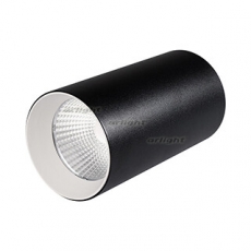 Светильник накладной SP-POLO-R85-1-15W Day White 40deg (Black, White Ring) | 022954 | Arlight