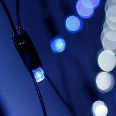 Светодиодная гирлянда ARD-NETLIGHT-CLASSIC-2000x1500-BLACK-288LED White/Blue (230V, 18W) | 024689 | Arlight