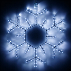 Фигура ARD-SNOWFLAKE-M5-600x600-360LED White (230V, 20W) | 025308 | Arlight