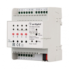 Контроллер тока SR-KN041CC-DIN (12-48V, 4x350/700mA) | 023042 | Arlight