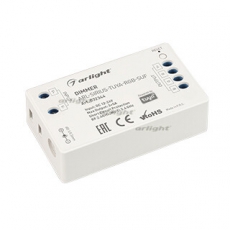 Диммер ARL-SIRIUS-TUYA-RGB-SUF (12-24V, 3x5A, 2.4G) (Arlight, IP20 Пластик, 3 года) | 032344 | Arlight