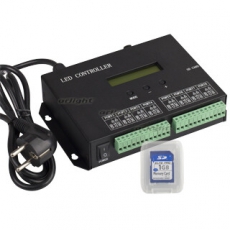 Контроллер HX-803SA DMX (8192 pix, 220V, SD-карта) | 019859 | Arlight