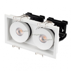 Светильник CL-SIMPLE-S148x80-2x9W Day4000 (WH, 45 deg) | 028150 | Arlight